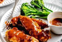 Sticky Bourbon Glazed Chicken