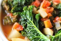 Rustic Tomato Kale Potato Soup