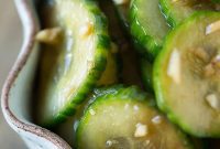 Umami Garlic Cucumbers