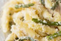 Golden Roasted Chicken and Asparagus Penne