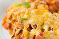 Sky High Chicken Enchiladas