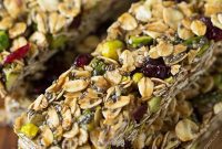 Wholesome Cranberry Pistachio Energy Bars