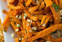 Roasted Garlic Sweet Potato Fries