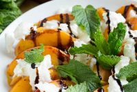 Caramelized Peach Burrata Bliss