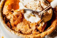 Salted Caramel Apple Mug Cake Perfection