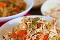 Effortless Slow Cooker Chicken Fajitas
