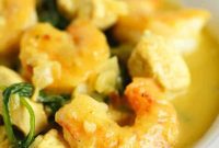 Tropical Garlic Coconut Curry Shrimp and Chicken Bowl