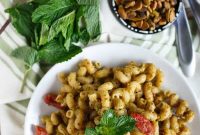 Refreshing Pistachio Mint Pesto Pasta