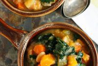 Golden Butternut White Bean Kale Stew