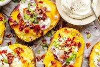 Loaded Double-Baked Potatoes
