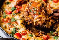 Smoky BBQ Chicken and Rice Skillet
