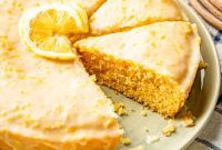 Sunshine Lemon Cornmeal Cake