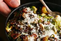 Balsamic Glazed Brussels Sprouts with Sweet Caramelized Shallots