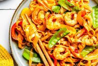 Sizzling Shrimp Noodle Delight