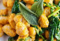 Wholesome Whole Wheat Gnocchi with Brown Butter and Sage Pumpkin Sauce
