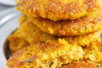 Cheesy Pumpkin Quinoa Patties