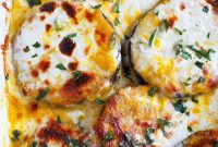 Pumpkin Eggplant Parmesan Bake with Creamy Burrata