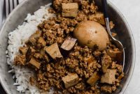 Taiwanese Braised Pork Rice