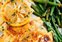 Zesty Honey Butter Chicken with Tender Asparagus