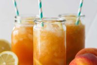 Peach Ginger Lemon Fizz
