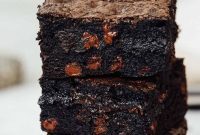 Decadent Dirty Chai Dark Chocolate Brownies