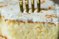 Holiday Eggnog Tres Leches