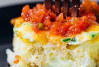 Spicy Cheddar Tater Tot Bake