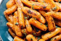 Parmesan Crusted Roasted Carrots