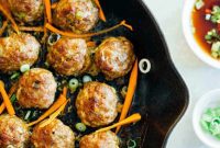 Sticky Asian Pork Meatballs