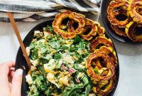 Golden Delicata Tuna and Spinach Salad