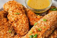 Golden Oven-Baked Chicken Tenders