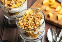 Golden Peach Parfait
