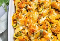 Zesty Sausage & Creamy Pumpkin Stuffed Shells