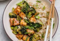 Teriyaki Tofu and Broccoli Power Bowls