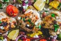 One Pan Greek Chicken Dinner