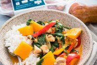 Golden Butternut Chicken Red Curry