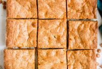 Golden Chewy Blondies