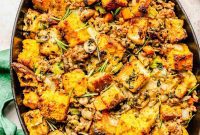 Southern-Style Cornbread and Sausage Dressing