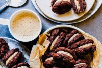 Frozen Mocha Latte Cookie Sandwiches