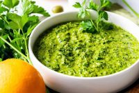 Vibrant Meyer Lemon Green Olive Gremolata
