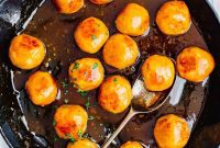 Fiery Honey Chicken Meatballs