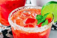 Watermelon Mint Tequila Splash