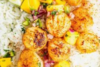 Seared Cajun Brown Butter Scallops