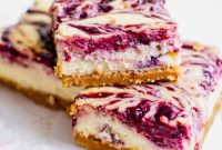 Vibrant Berry Cheesecake Squares