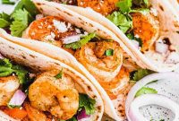 Sizzling Cumin Lime Shrimp Tacos
