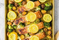 One-Pan Salmon & Garden Veggies
