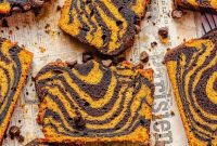 Pumpkin Chocolate Tiger Stripe Bread