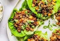 Savory Chicken Lettuce Wraps