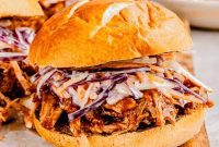 Tender Slow Cooker BBQ Pork Sliders