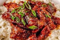Sweet and Savory Mongolian Beef